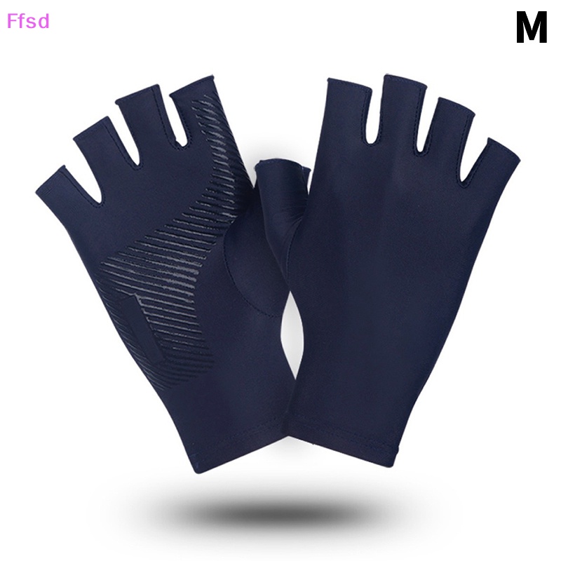 {Ffsd} Mới Găng Tay Lái Xe Mô Tô Thể Thao Chống Trượt Băng Lụa Mỏng Thoáng Khí Cảm Ứng Màn Hình Cảm Ứng Chống Tia Uv Bả