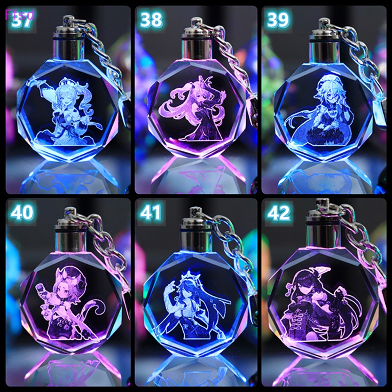 {Ffsd} Móc Khóa Anime Bằng Acrylic Cho Túi Xách * Hàng Bán Chạy Genshin Va Chạm