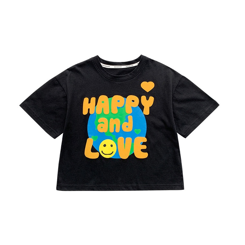 Áo Thun Tay Ngắn Dáng Rộng In Chữ Kiểu Hàn Quốc Thời Trang Mùa Hè 2023 Cho Nam