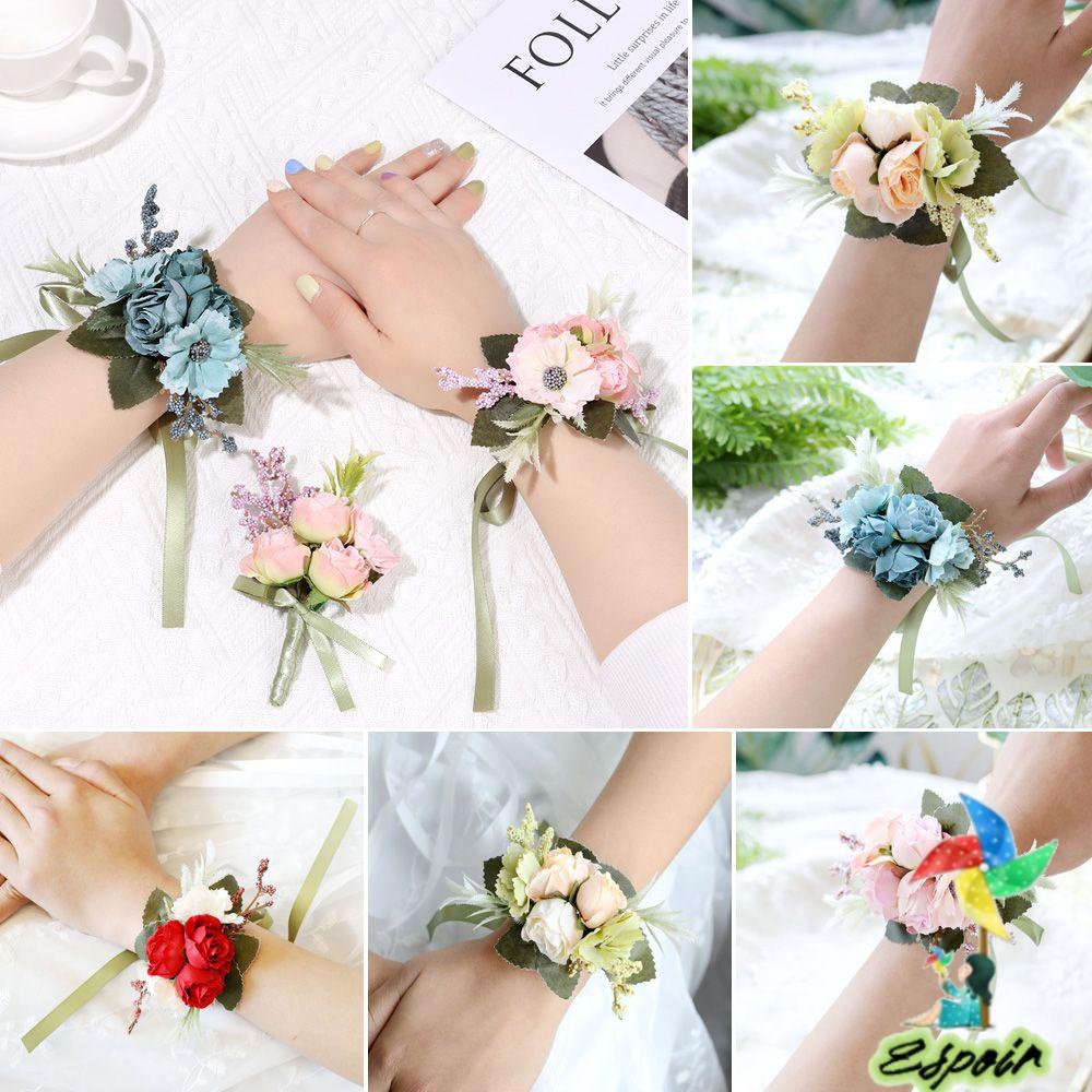 ESPO Vòng Hoa Đeo Tay Thời Trang Cho Cô Dâu