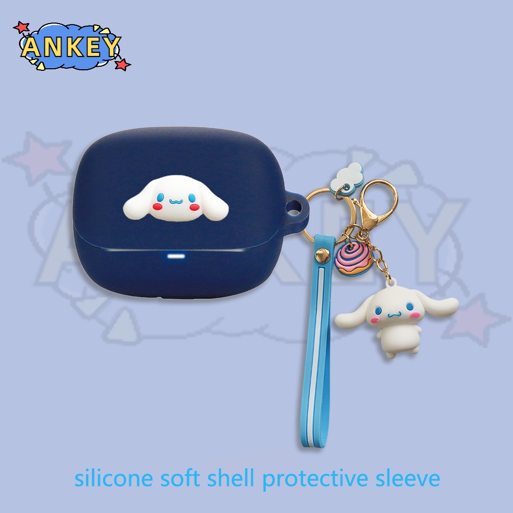 For Baseus Bowie M2s M2 M2+ E9 W3 Case Earphone Silicone Case Black Kuromi Earbuds Soft Protective Headphone Cover Headset Skin