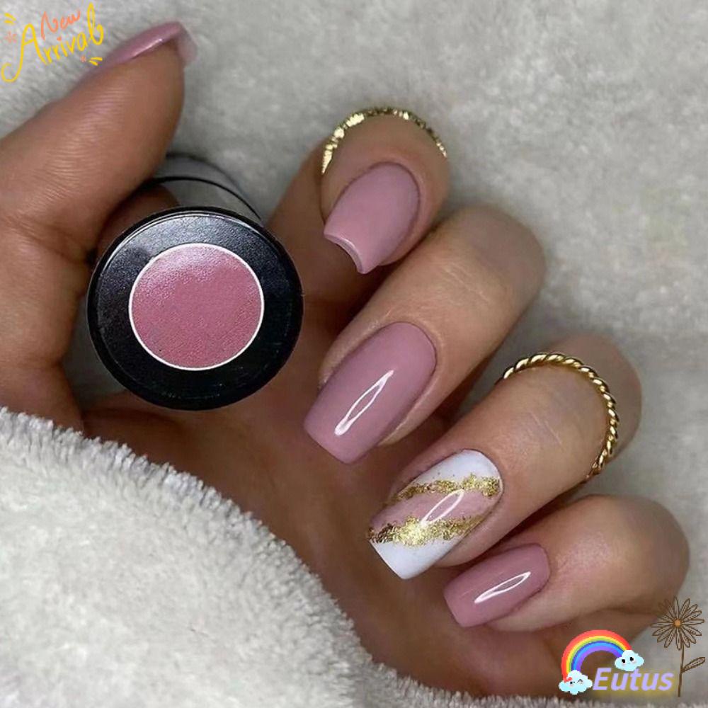 EUCA Bộ Móng Tay Giả Che Phủ Toàn Diện Đầu Vuông DIY