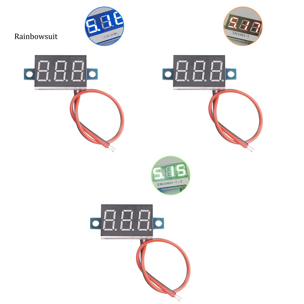 Mô Đun Kiểm Tra Điện Áp JH_VDCS1-V03 Màn Hình LED 0.36 Inch DC0-40V Độ Chính Xác Cao