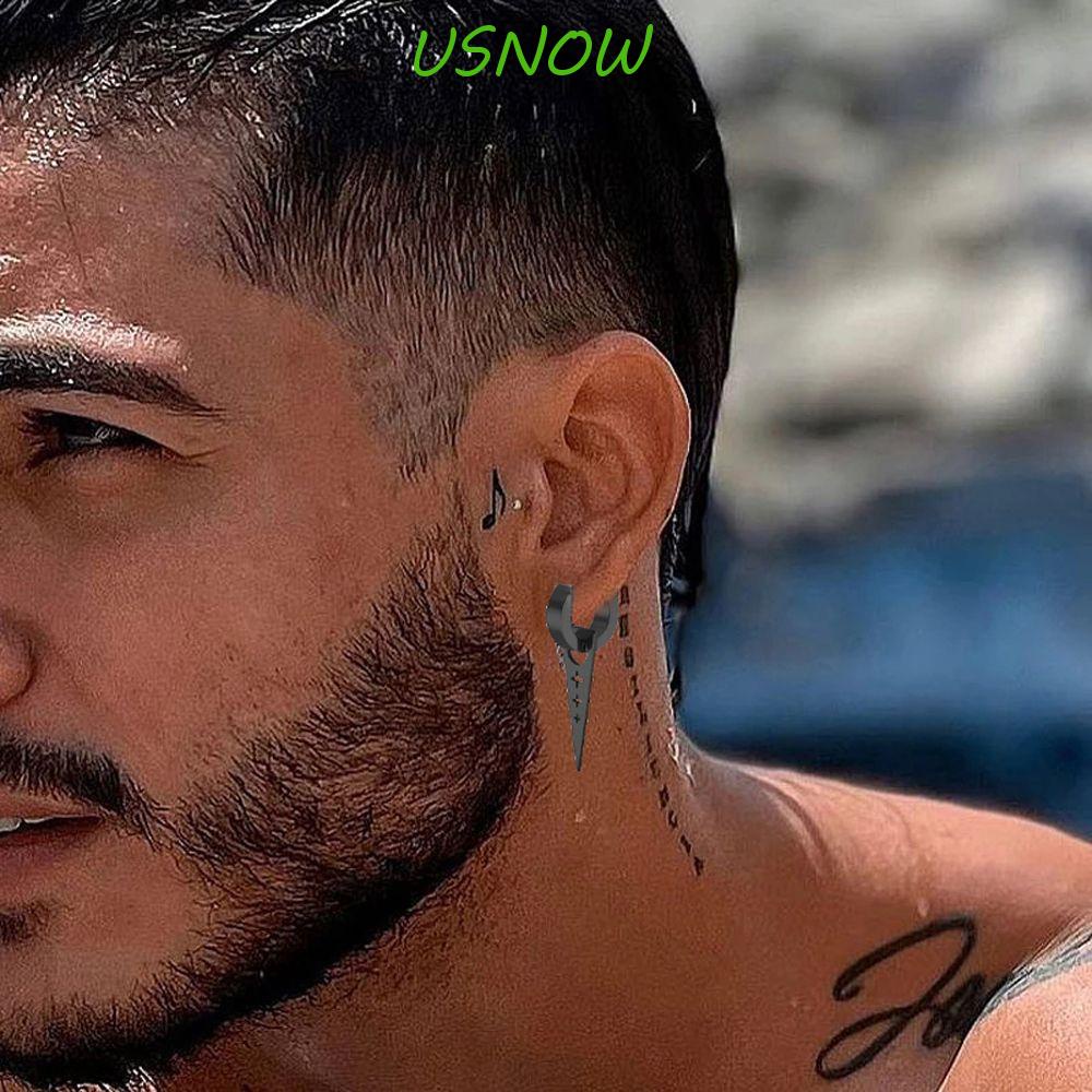 USNOW Khuyên Tai Hình Thánh Giá Thời Trang Cá Tính Dành Cho Cả Nam Và Nữ