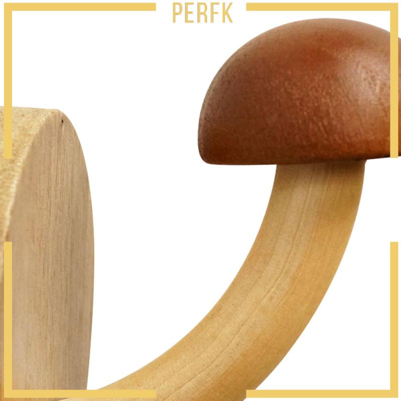 Móc Treo Áo Khoác / Mũ / Túi Xách Bằng Gỗ Kiểu Dáng Dễ Thương Tiện Dụng