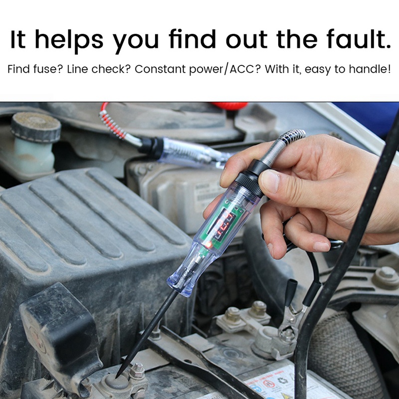 Bút Thử Điện Kỹ Thuật Số 6V 12V 24V Chuyên Dụng Cho Xe Hơi