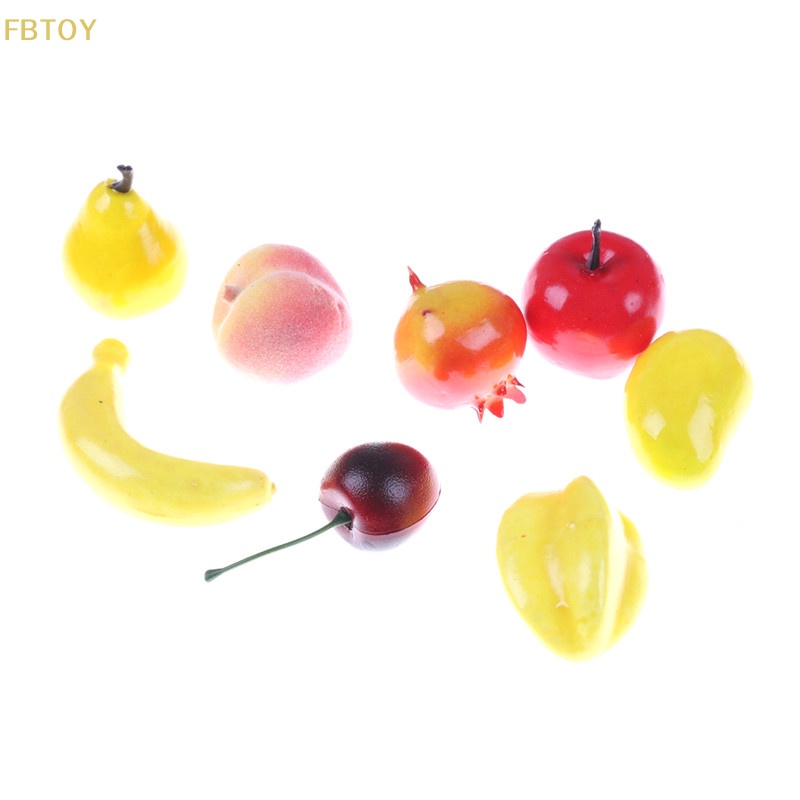 Bộ 20 Trái Cây Giả Mini Bằng Nhựa Dùng Trang Trí Nhà Bếp