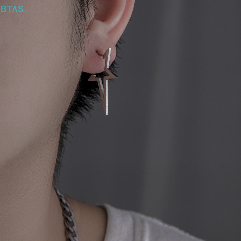 1 Đôi Bông Tai Sao Lớn Bằng Thép Không Gỉ Cho Nữ