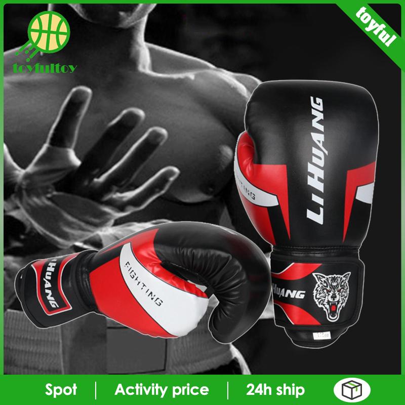 Găng Tay Boxing / Muay Thái Bằng Da PU Chất Lượng Cao