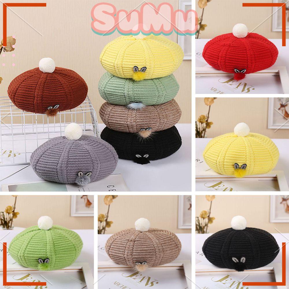 SUMU Mũ Nồi Màu Trơn Thoáng Khí Thời Trang Cho Nam