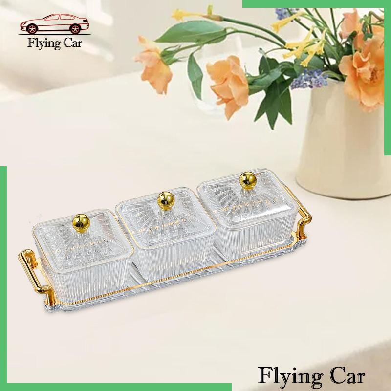 Đĩa Đựng Trái Cây / Gia Vị Với Tay Cầm Đôi Tiện