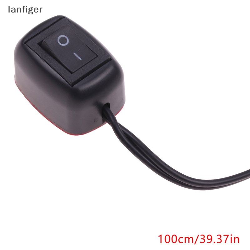 Công Tắc Gạt Điện DC 12V Kèm Dây Cáp Dài 1m Chuyên Dụng Cho Xe Hơi