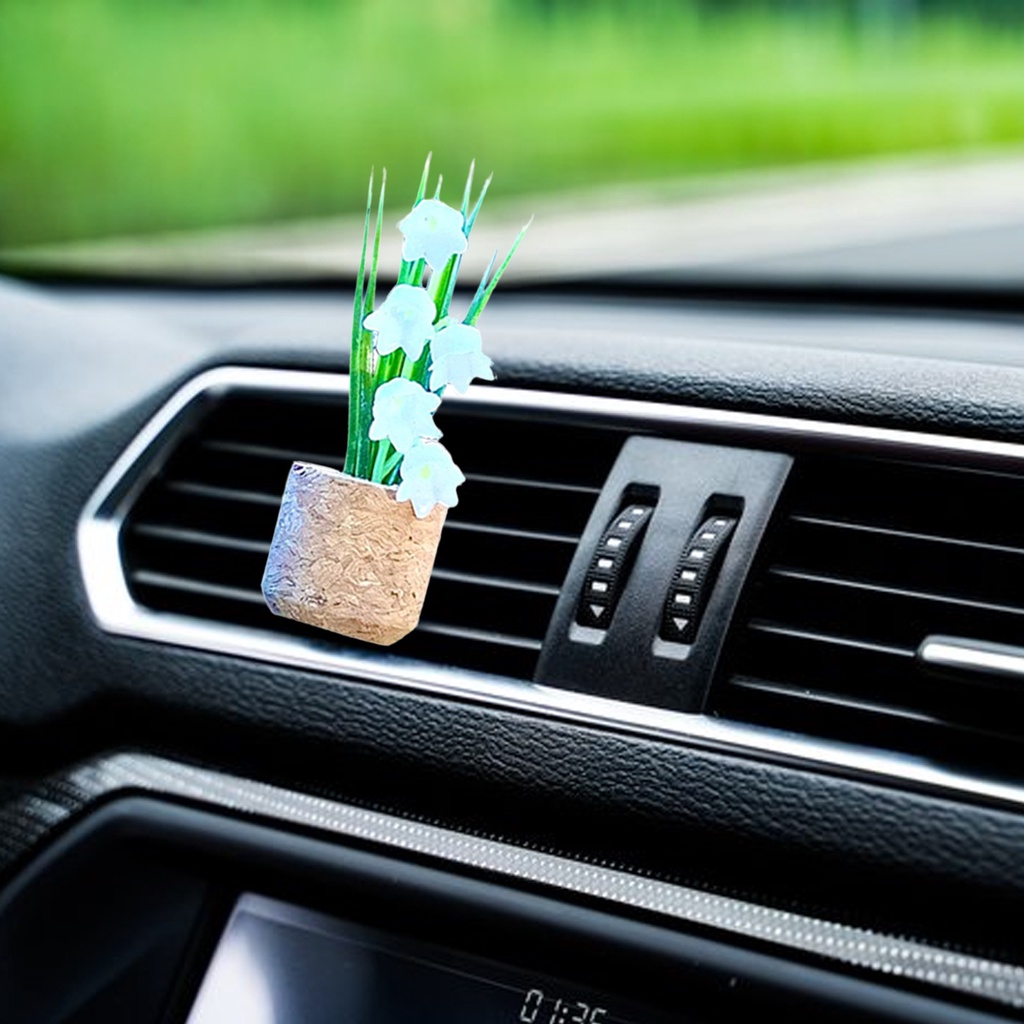 (Bất Ngờ) Kẹp Điều Hòa Không Phai Màu Chống Biến Dạng Dễ Lắp Đặt Giúp Giảm Căng Thẳng 3D Nhỏ Gọn Cho Xe Hơi