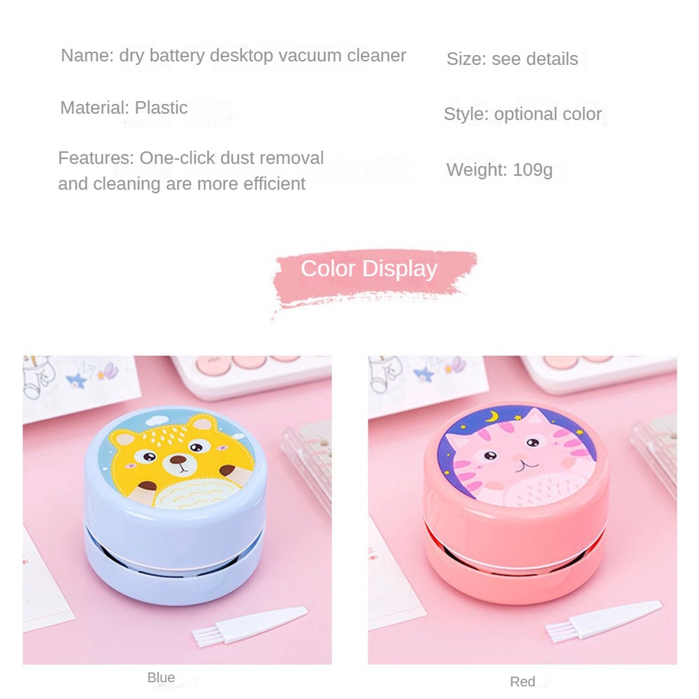 Máy hút bụi mini để bàn phong cách dễ thương dành cho gia đình Làm sạch giấy phế liệu phế liệu cao su Máy hút bụi không dây Máy hút bụi mini để bàn tiện lợi