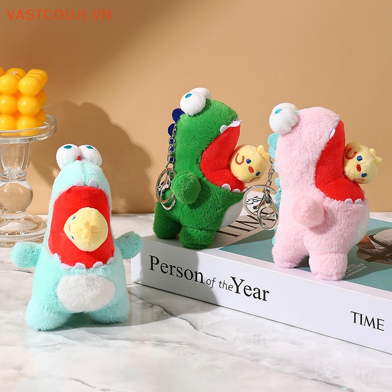 1 Móc Khóa Hình Khủng Long Nhồi Bông Dễ Thương