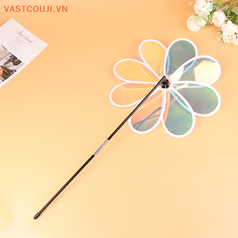 1 Cánh Gió Hình Hoa Hướng Dương Đính Kim Sa Nhiều Màu Có Thể Gấp Gọn Dùng Trang Trí Sân Vườn / Cắm Trại / Dã Ngoại