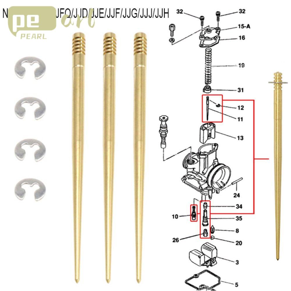 PEARLVN Kim Sửa Chữa Bộ Chế Hòa Khí N427-46-JFN / JFQ / JJD / JJE / JJG / JJH Cho PWK21-34 PE26 PE28