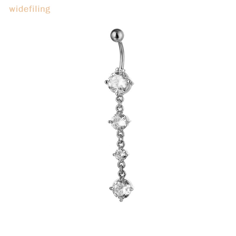 Khuyên Rốn Đính Đá Zircon Lấp Lánh Thời Trang Cho Nữ