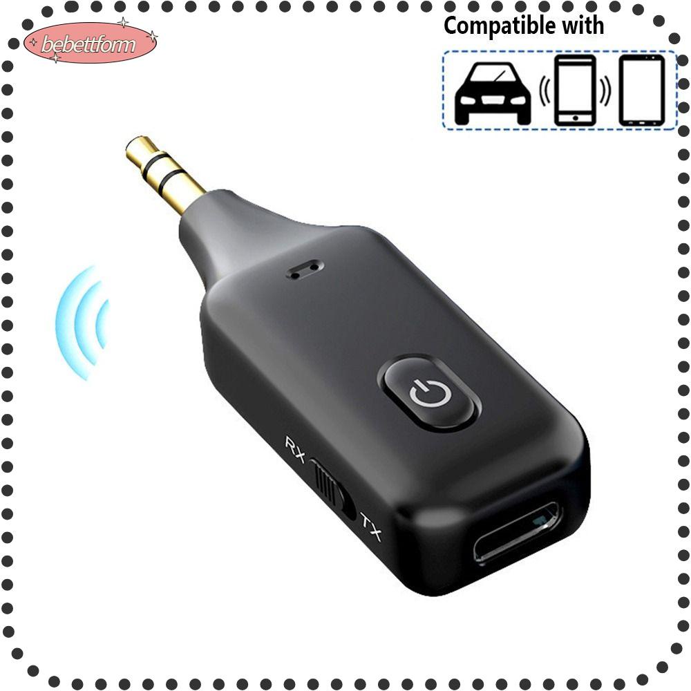 BEBETTERM Bộ Chuyển Đổi Âm Thanh Bluetooth 5.1 Giắc Cắm 3.5mm Cho Điện Thoại / Laptop