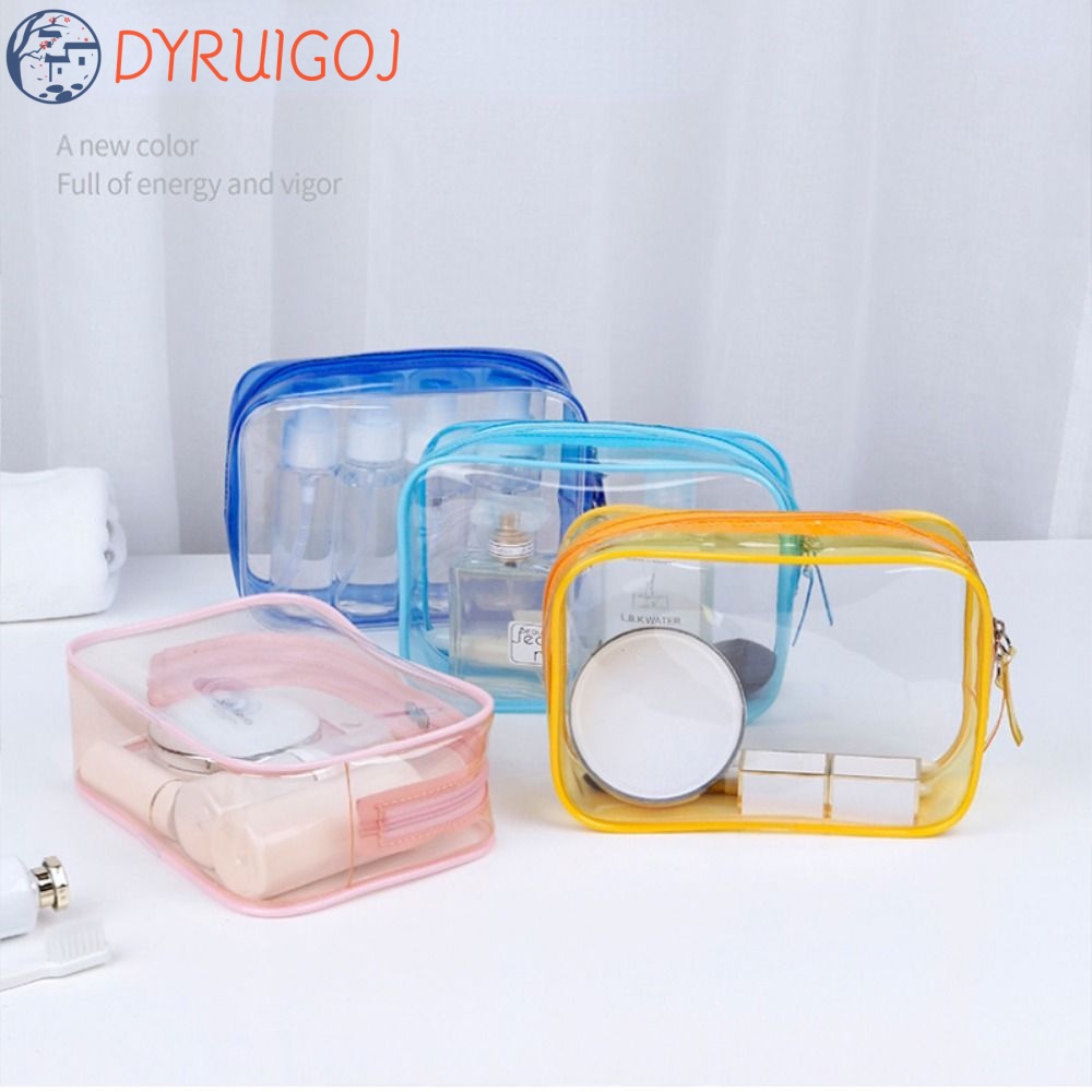 DYRUIDOJ Túi Đựng Đồ Trang Điểm Bằng PVC Tiện Dụng Khi Đi Bơi / Du Lịch