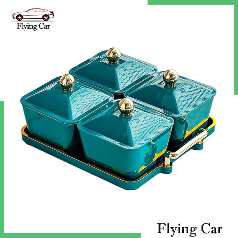 Khay Đựng Trái Cây Khô Kèm Giá Đỡ Tháo Rời Được Tiện Lợi Dành Cho Nhà Bếp