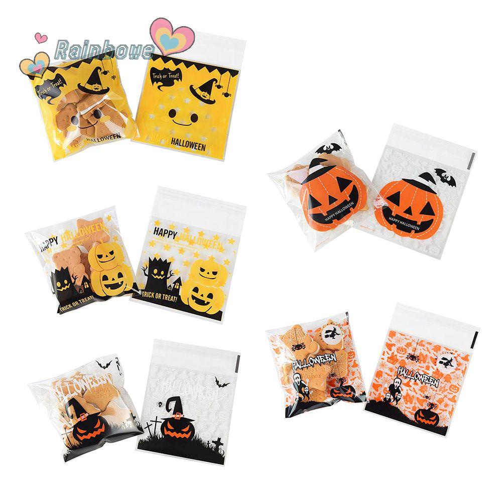 RAINBOW 100 Túi Đựng Kẹo Tự Dính Trang Trí Tiệc Cưới