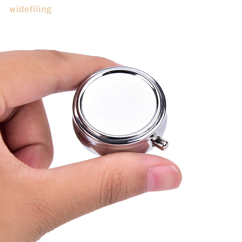 Hộp Đựng Thuốc / Trang Sức Bằng Kim Loại Tiện Dụng Khi Đi Du Lịch