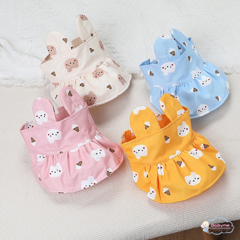 Mũ Cotton Cao Cấp Thiết Kế Tai Nhỏ Ba Chiều Dễ Thương Bảo Vệ Chống Nắng Chất Lượng Cao Cho Bé