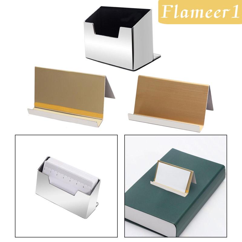 Giá Đỡ Thẻ Danh Thiếp Bằng Thép Không Gỉ Đa Năng Cho Siêu Thị / Văn Phòng