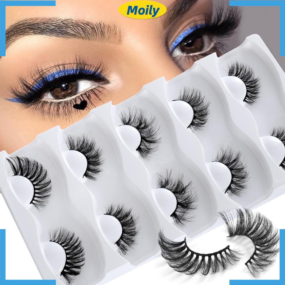 MOILYVN Lông Mi Giả Dài Tự Nhiên Trang Điểm Cho Nữ