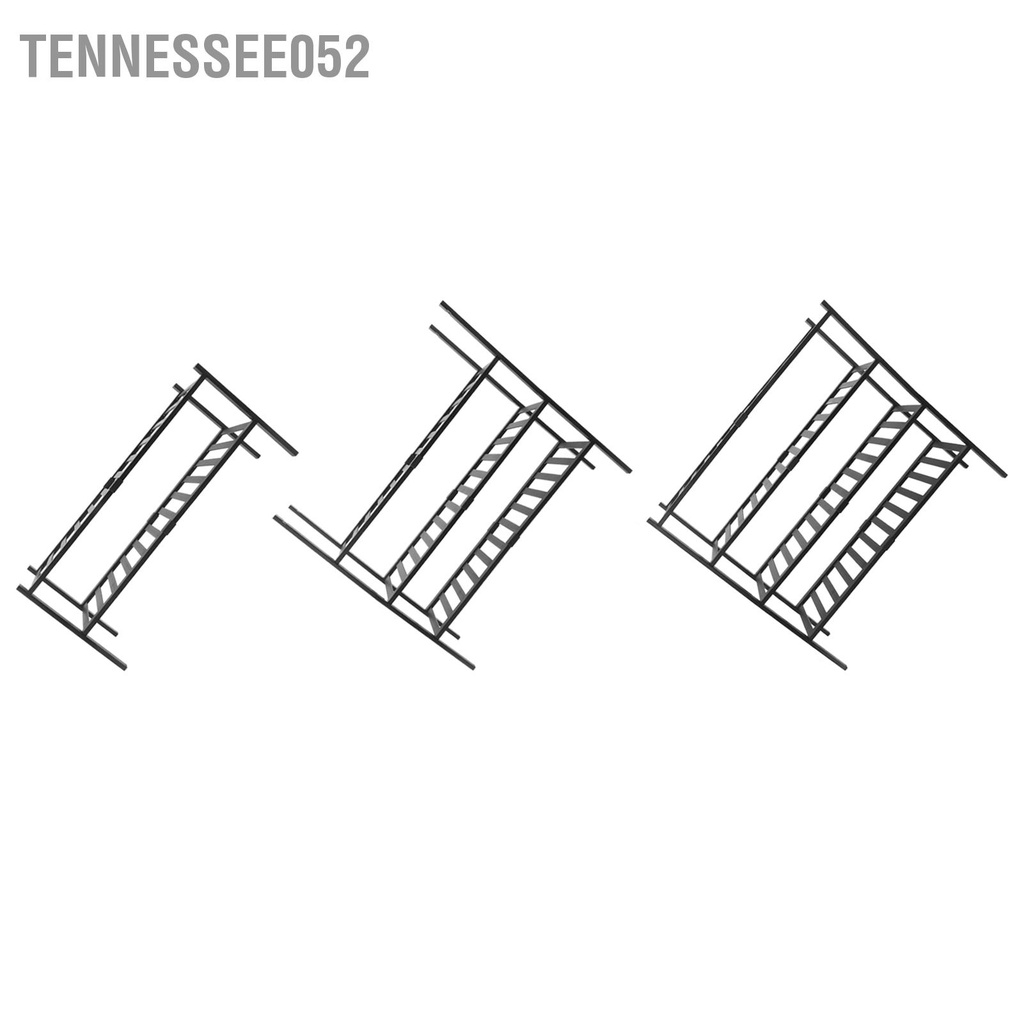 Tennessee052 Giá Để Giày Bằng Tre Đa Năng Chống Thấm Nước Có Thể Xếp Chồng Đứng Cho Lối Vào Ban Công Màu Đen