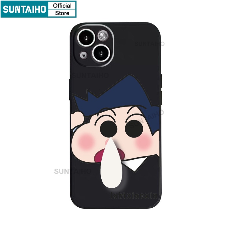 Suntaiho Ốp lưng ốp iphone Ốp Điện Thoại Silicone Mềm Chống Sốc In Hình Hoạt Hình Cho iPhone 11 12 13 14 Pro Max XS Max 7 8 Plus