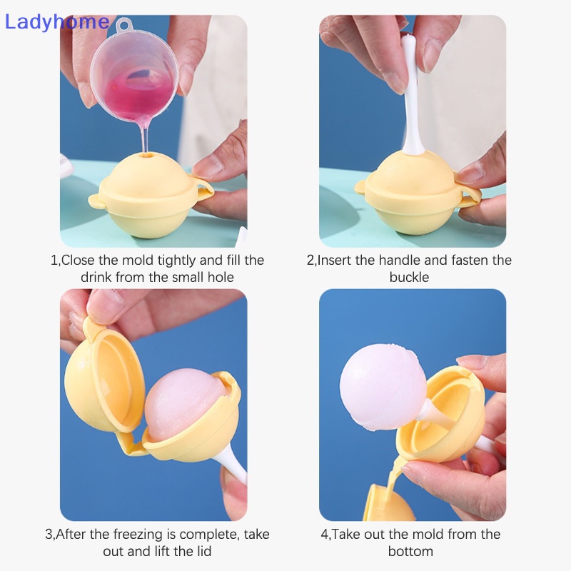 Khuôn Làm Kem Que Bằng Silicon Nhỏ Gọn Tiện Dụng Cho Gia Đình Diy