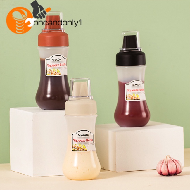 Chai Đựng Sốt 5 Lỗ Có Nắp Chống Bụi Cho Ketchup Mù Tạt Mayo