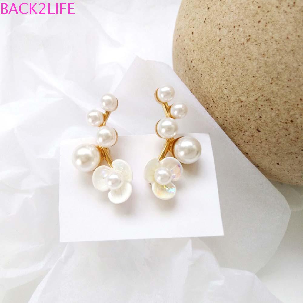 BACK2LIFE Bông Tai Hình Học Bằng Acrylic Đơn Giản Thời Trang