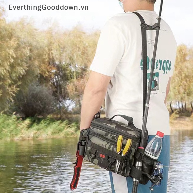 Everthinggooddown Túi Đeo Hông Đựng Mồi Câu Cá Thể Thao Ngoài Trời