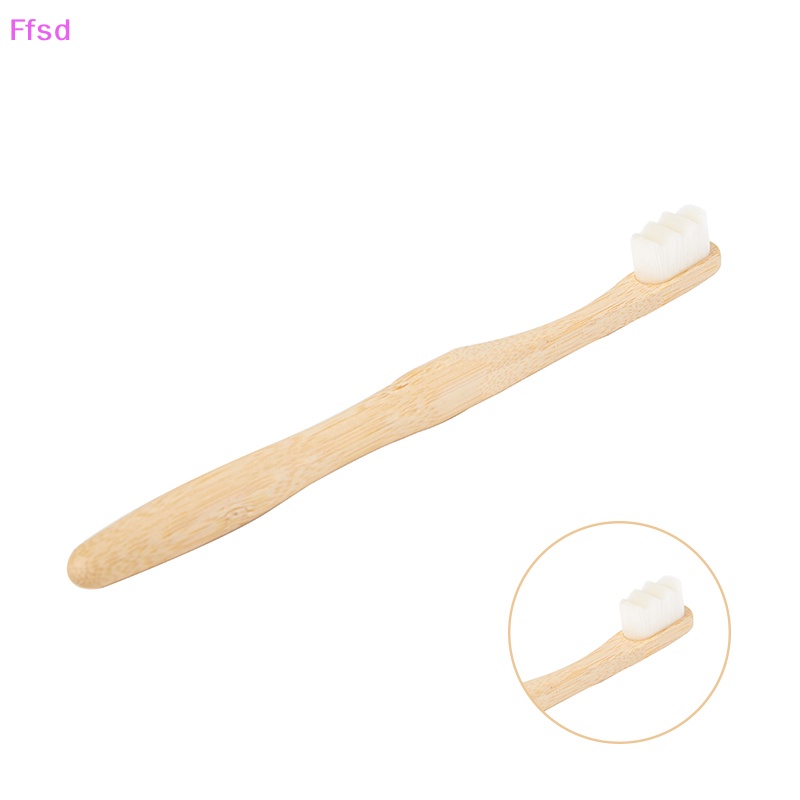 {Ffsd} Bàn Chải Than Tre Lông Mềm Dùng Một Lần Chăm Sóc Răng Miệng