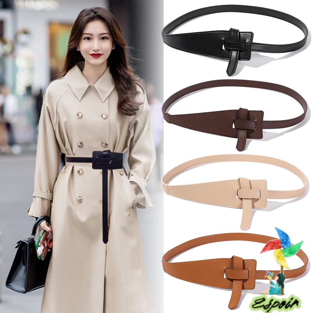 ESPO Thắt Lưng Mỏng Phong Cách Retro Cho Nữ