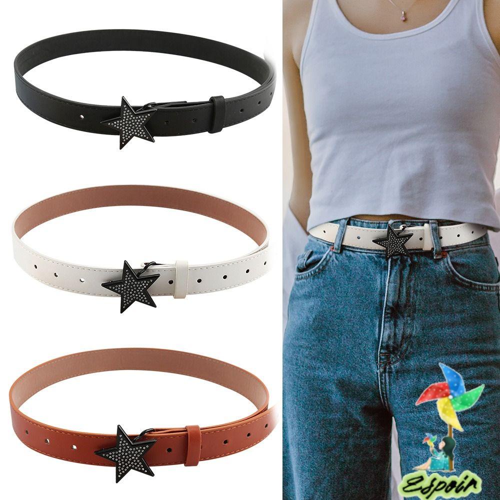 ESPO Thắt Lưng Nữ Đính Đá Hình Ngôi Sao Thời Trang