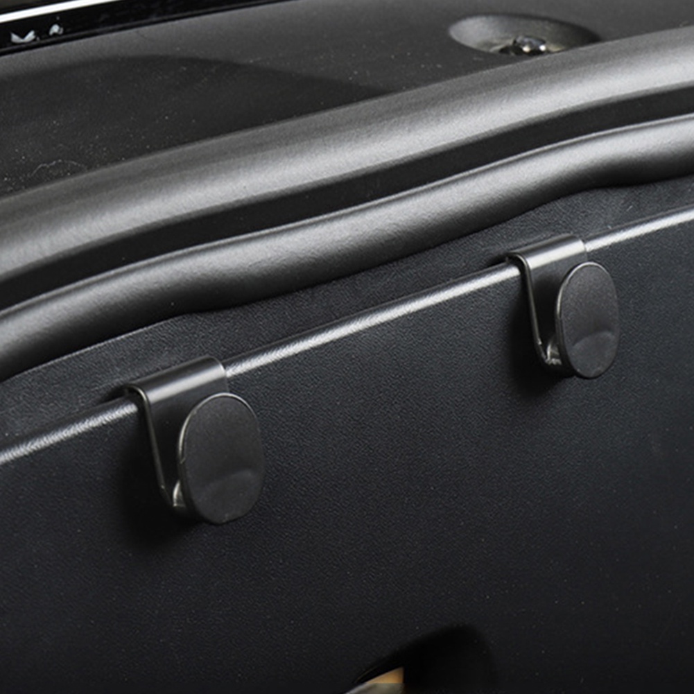 Bộ 2 Móc Treo Túi Đựng Đồ Gắn Phía Trước Xe Hơi Bằng ABS Tiện Dụng Giá Đ