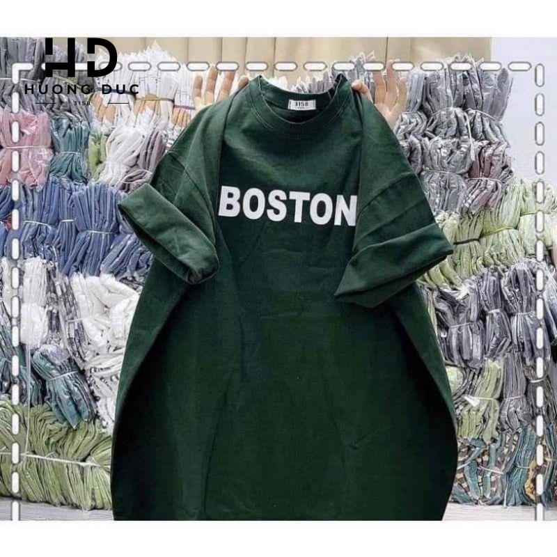 Áo Thun Cotton Khô 3158 Form Rộng 3158 Nam Nữ Unisex BOSTON