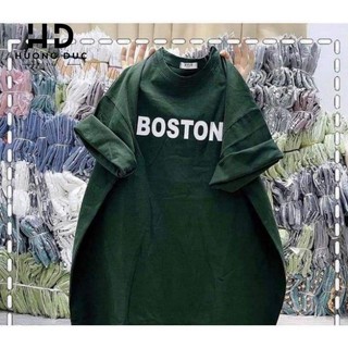 Áo Thun Cotton Khô 3158 Form Rộng 3158 Nam Nữ Unisex BOSTON