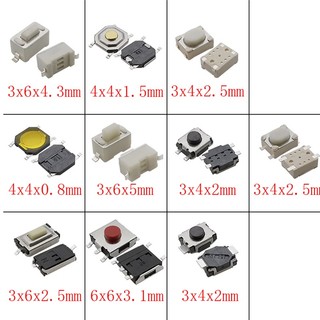 New 250pcs Waterproof Tactile Switch Push Button Micro Momentary Tact 10 Values