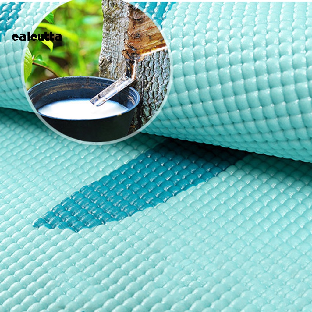 Thảm Tập Yoga Hình Chữ Nhật Bằng PVC Dày Dặn Chống Trượt Có Thể Gấp Gọn Tiện Dụng
