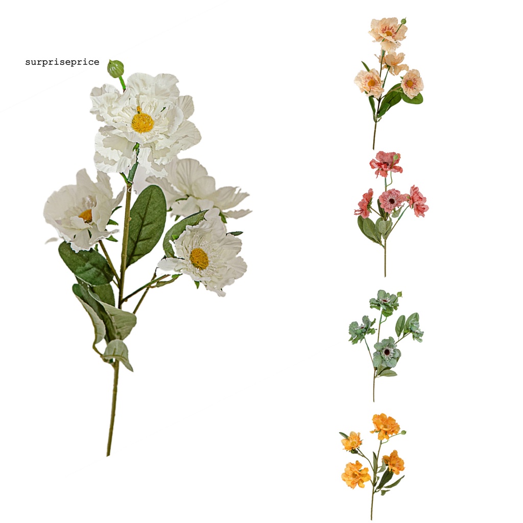 1 Bông Hoa Cúc Nhân Tạo Bằng Vải Dùng Cho Trang Trí Tiệc Cưới DIY