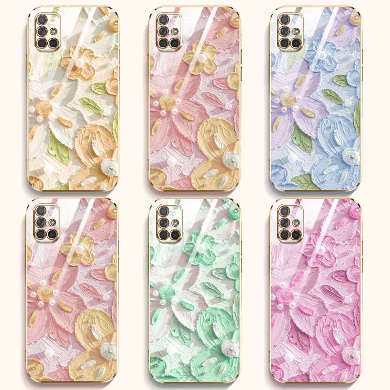 Ốp Điện Thoại Silicone Chống Va Đập In Hình Tranh Sơn Dầu Cho Samsung Galaxy M51 M31 M11 A71 A51 A31 A11 4G