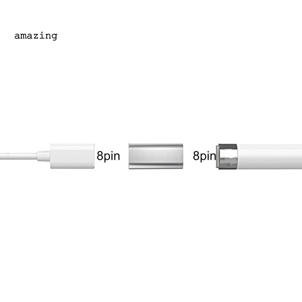 Đầu Chuyển Đổi Sạc Nhanh Bằng Hợp Kim Nhôm Cho Apple Pencil