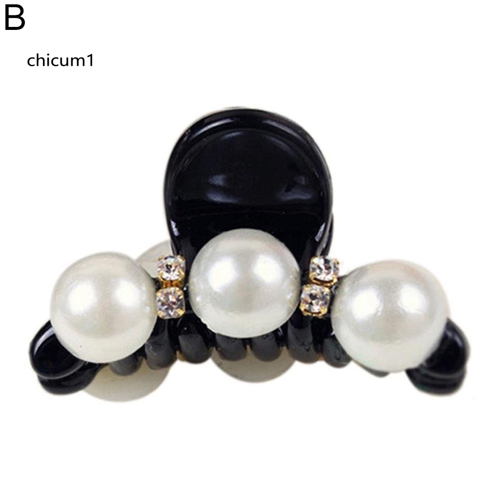 Kẹp Tóc Đính Đá Và Ngọc Trai Thời Trang Cho Nữ