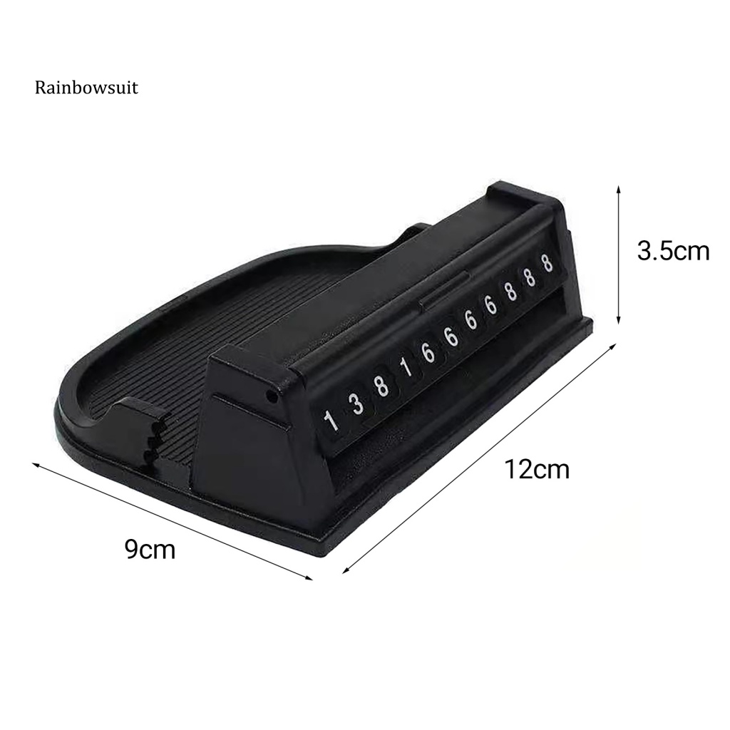 Giá Đỡ Điện Thoại / Biển Số Xe Hơi Tạm Thời Chống Trượt Đa Năng