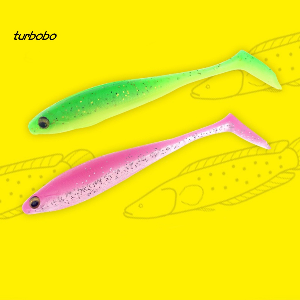 Turbobo 5 Mồi Câu Cá Mềm Dẻo Mắt 3D Độ Bền Cao